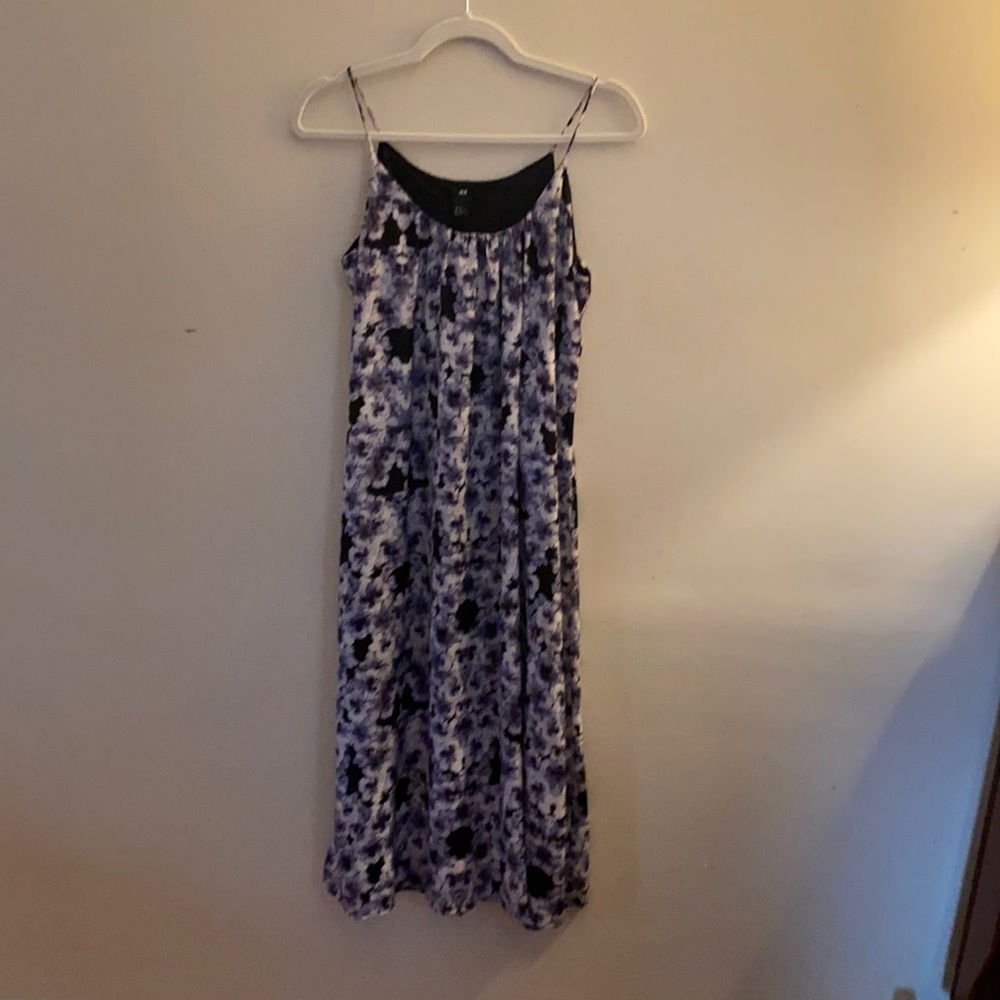 Silky slip style dress